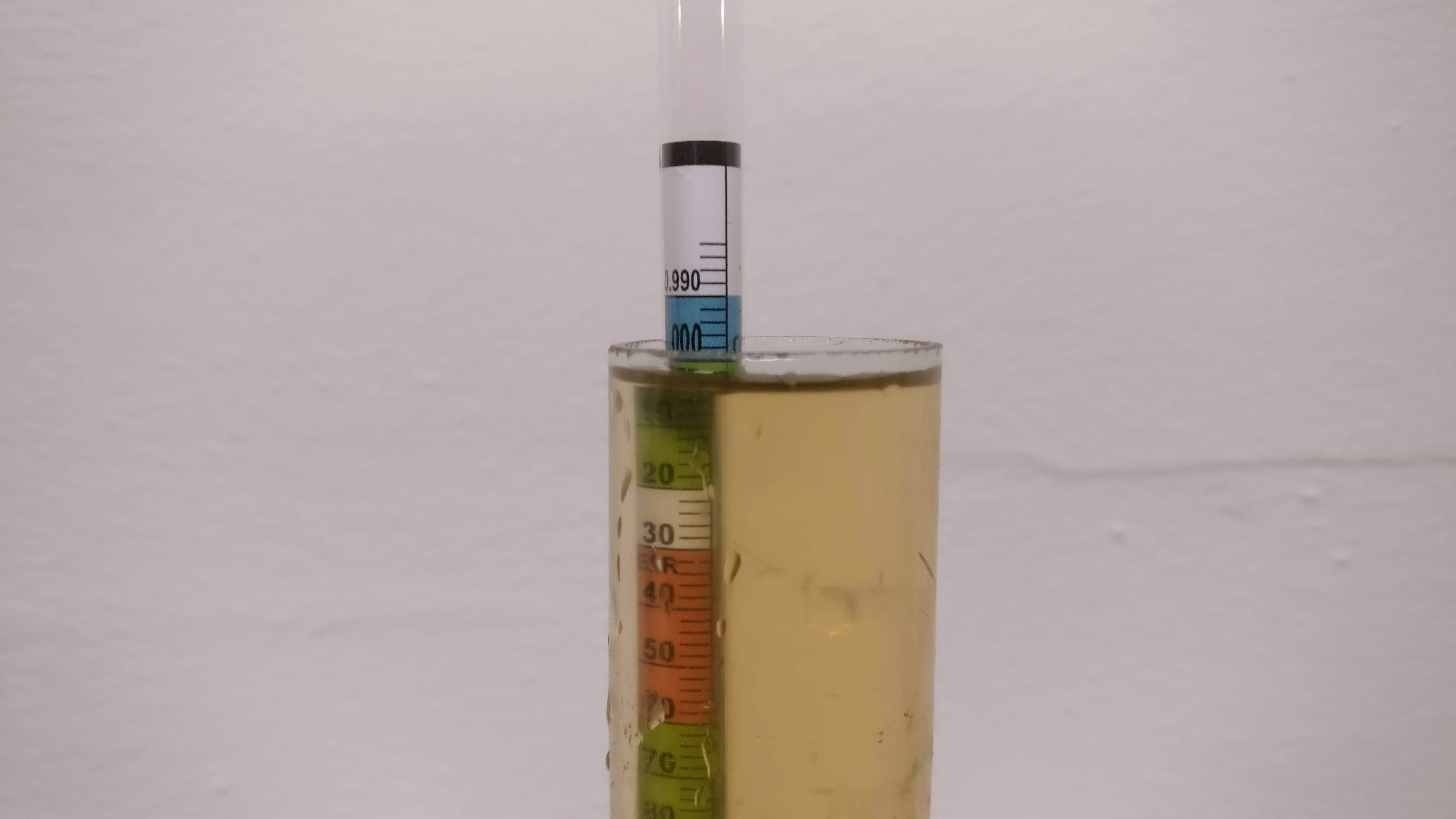 Mead #2 – Measuring alcohol production.